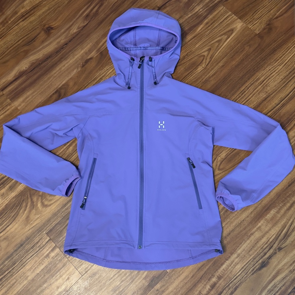 Haglöfs Women’s Purple Rain Jacket size Large